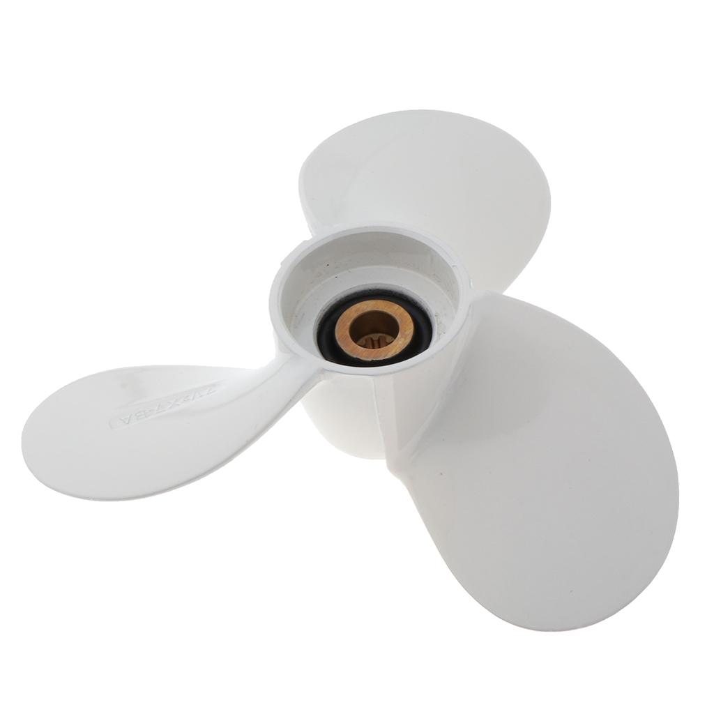 Aluminum Alloy Marine Boat Yacht Propeller 4-5-6HP Fit for Yamaha 7 1/2x7-BA