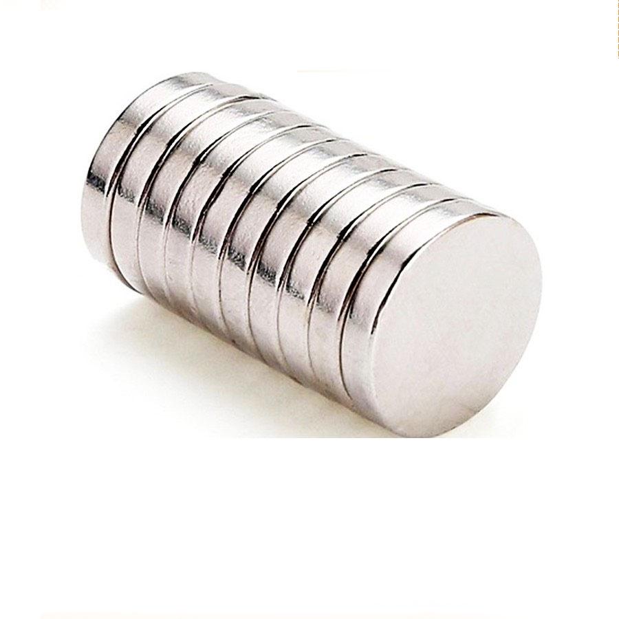 Nam châm viên trắng 25x3mm, nam châm đất hiếm
