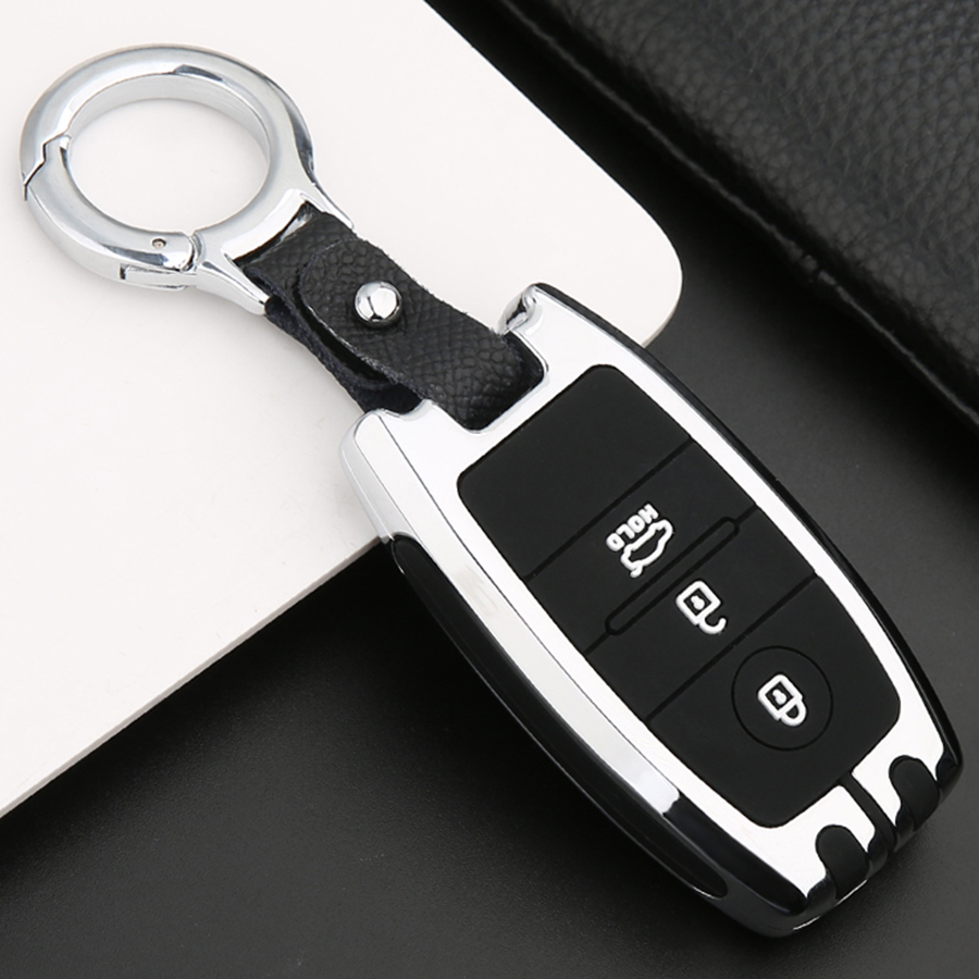 Ốp chìa khóa kia k3, ốp chìa khoá kia seltos, optima, sendona, sorento, chất liệu metal cao cấp, bảo vệ smartkey tuyệt đối, kiểu dáng sang trọng và hiện đại, tặng kèm miếng silicon chống nước