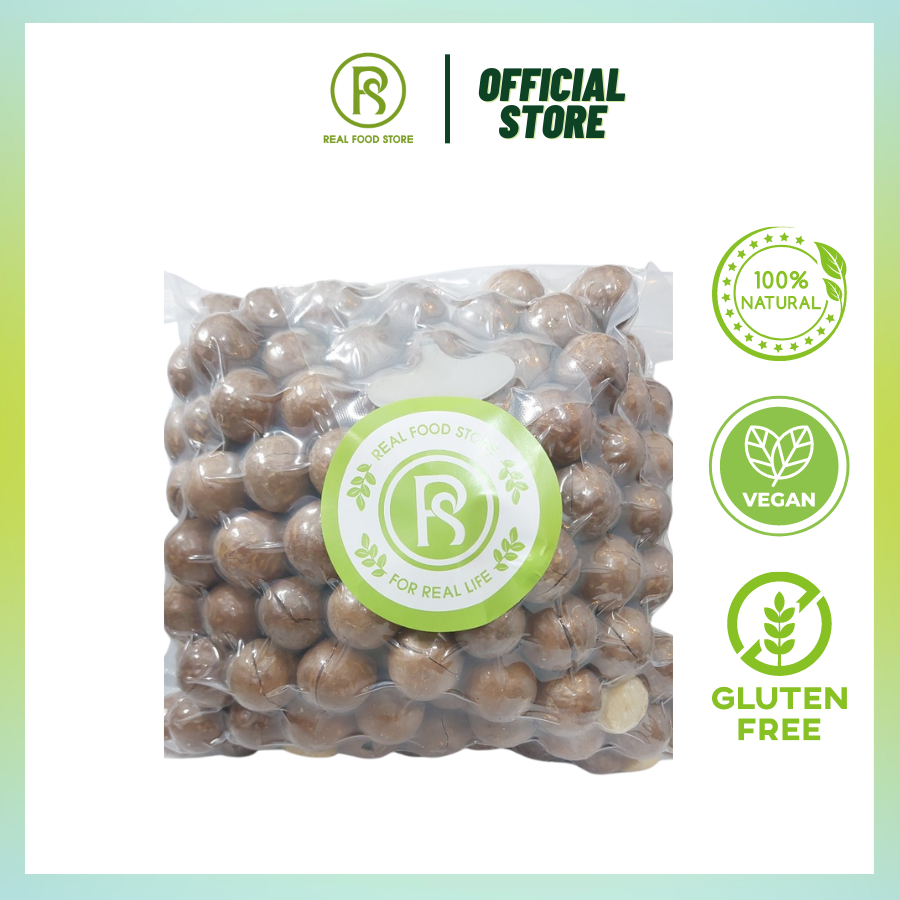 [COMBO] 2 Túi 500g Hạt Macca Úc nứt vỏ nhập khẩu Real Food