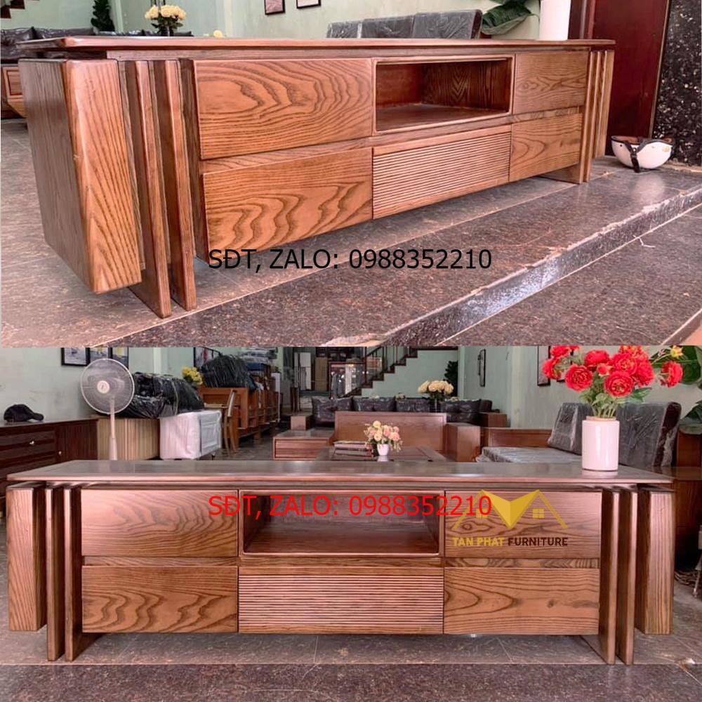 Kệ Tivi Gỗ Sồi Thịt 200*40*50cm[Hàng cao cấp]