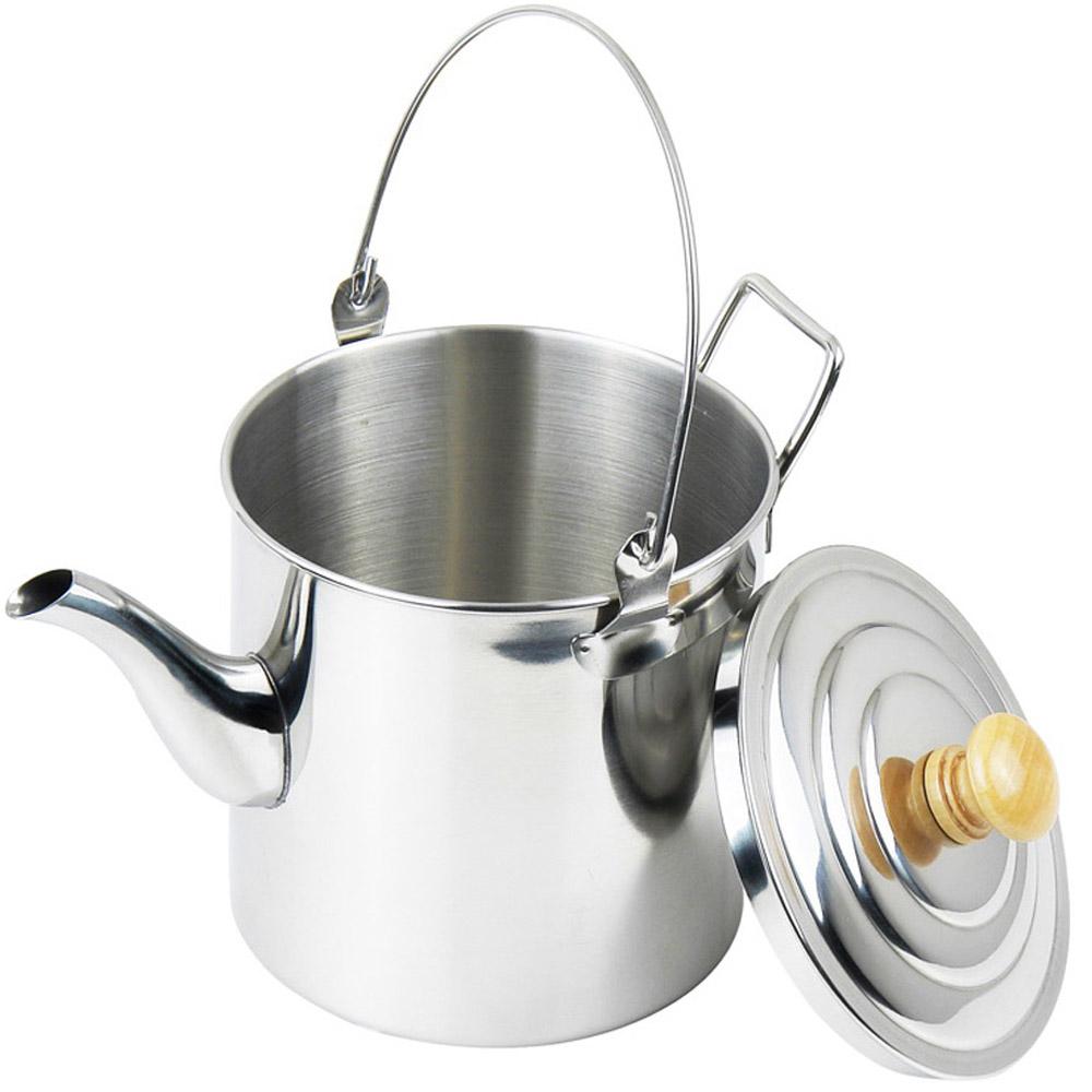 Ấm đun nước bằng thép không gỉ có quai treo cắm trại ngoài trời 3L