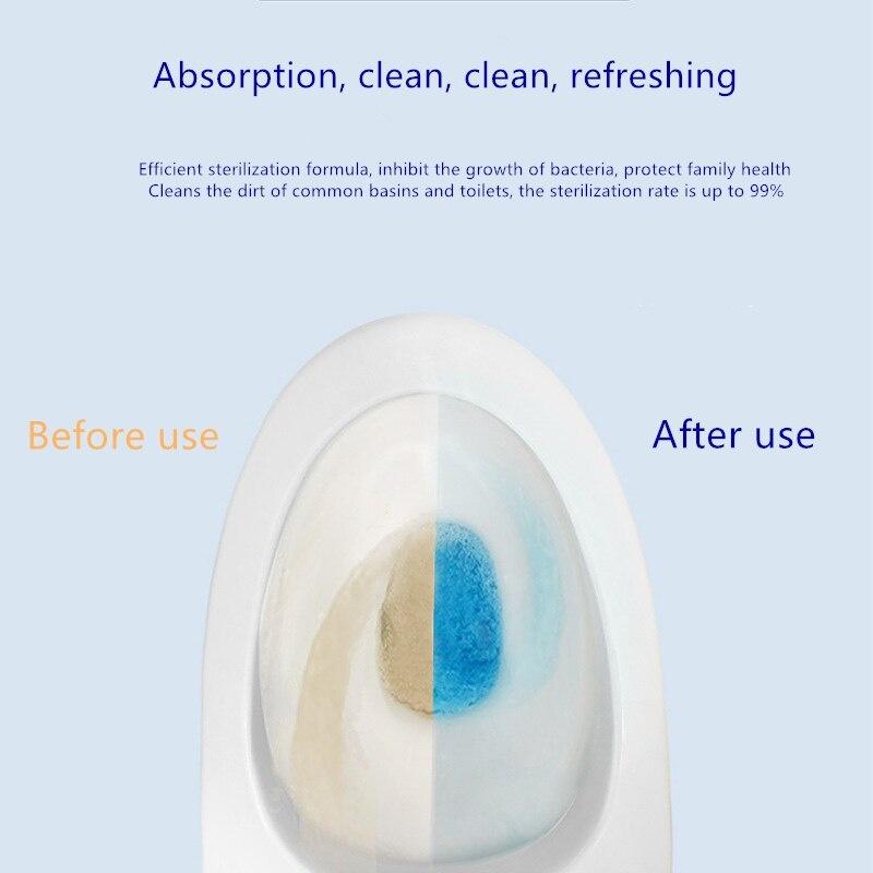 10Pcs Automatic Flush Blue Bubble Toilet Cleaner Toilet Deodorization Cleaning Household Chemicals for Bathroom Restroom Cleaner