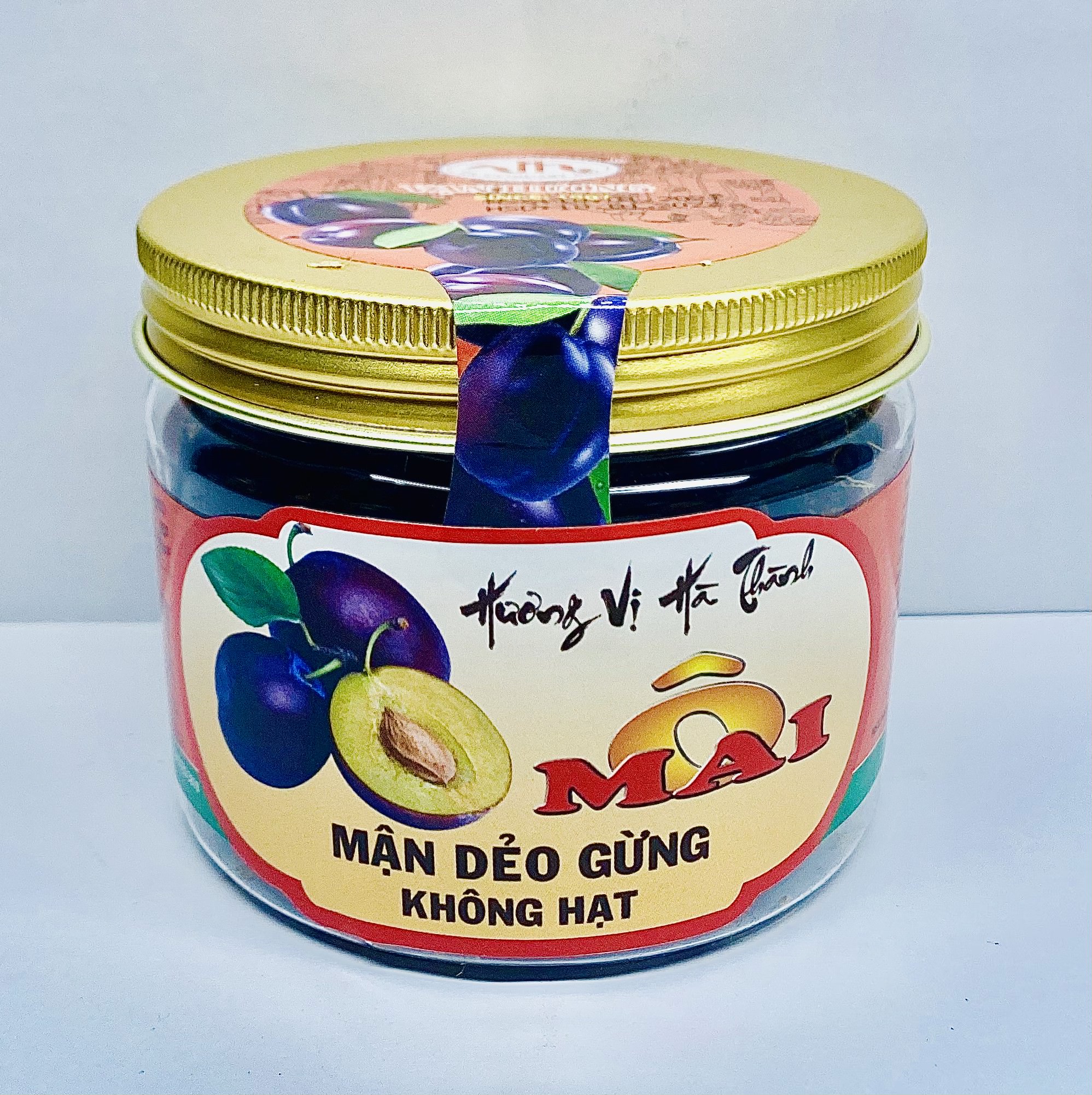 Ô mai Mận Dẻo Gừng Không Hạt 200gr