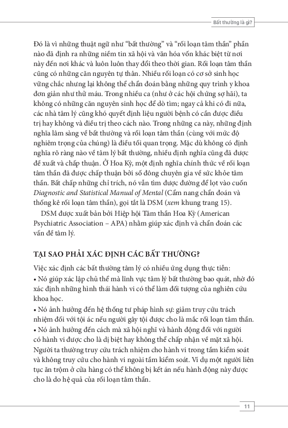 Tâm Lý Học Toàn Thư : Tâm Lý Học Bất Thường