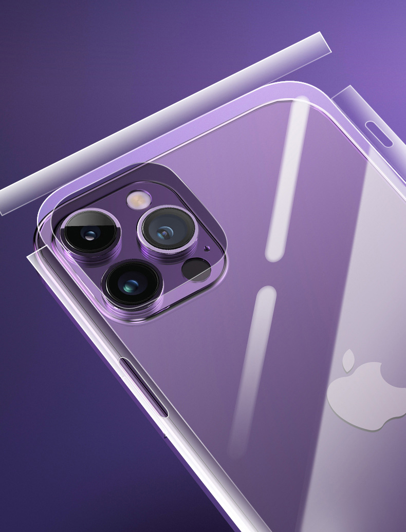 Dán Full Lưng Viền Film PPF dành cho IP15 | 15 Plus | 15 Pro | 15 Pro Max chống vân tay