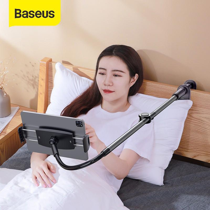 Bộ đế giữ điện thoại chân kẹp dùng cho iPad Baseus Otaku Life Rotary (Adjustment Lazy holder for 4.7 -12.9 inches Smart) -Hàng Chính Hãng