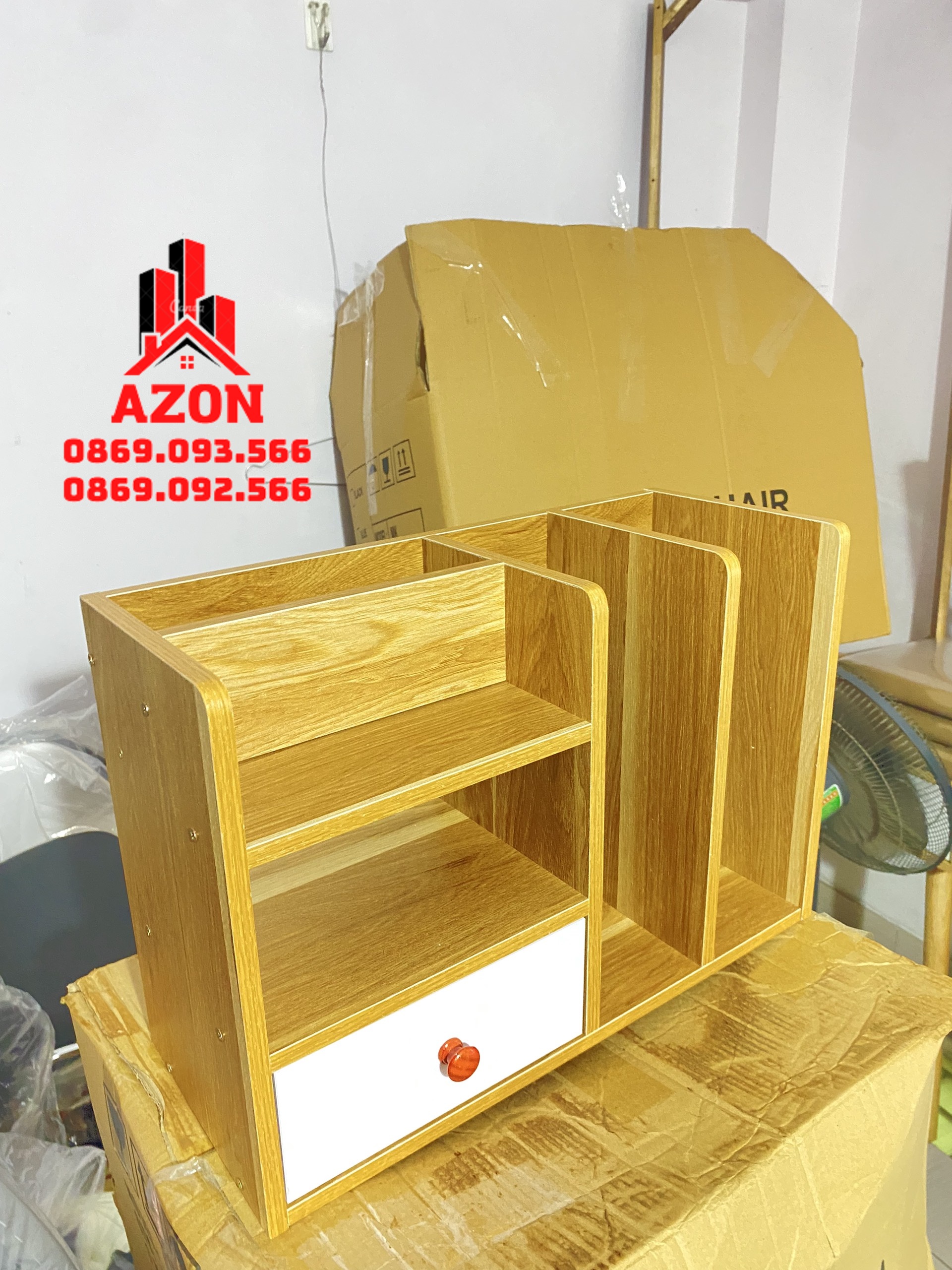 [FreeShip] (AZS-04) KỆ SÁCH, KỆ SÁCH ĐỂ BÀN, HỒ SƠ VÀ TÀI LIỆU VĂN PHÒNG SIZE 50x20x34cm