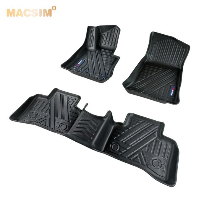 Thảm lót sàn xe ô tô Mercedes Ben GLC qd Nhãn hiệu Macsim chất liệu nhựa TPV cao cấp