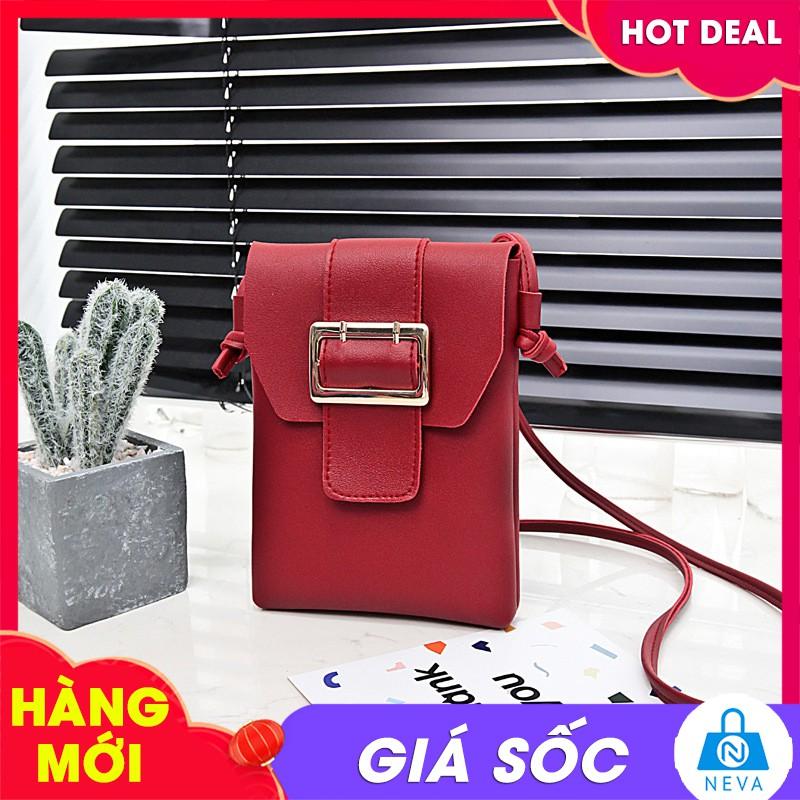 (HOT) Túi Chéo Nữ Xinh Xắn NEVA8360 - Đỏ/Xanh