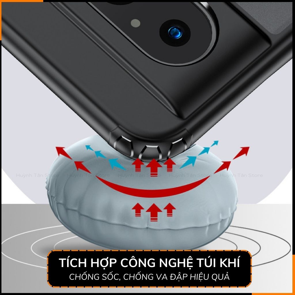 Ốp lưng pixel 8 pro chống sốc chống vân tay NHÁM VIỀN MÀU VER 2 bảo vệ camera phụ kiện