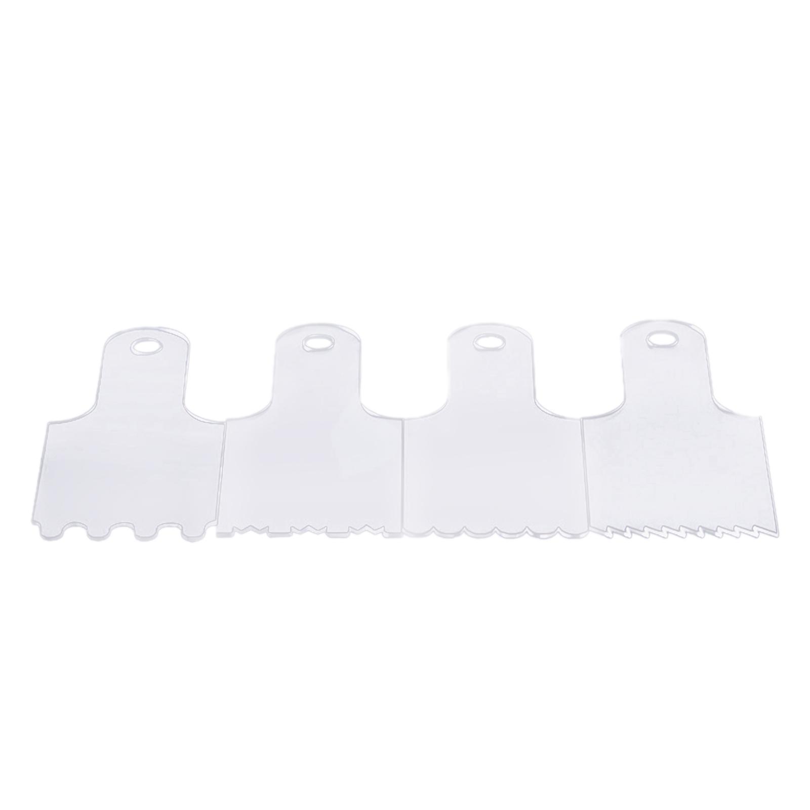 20x Cake Scraper Decorating Tool Supplies Icing for Kitchen Wedding