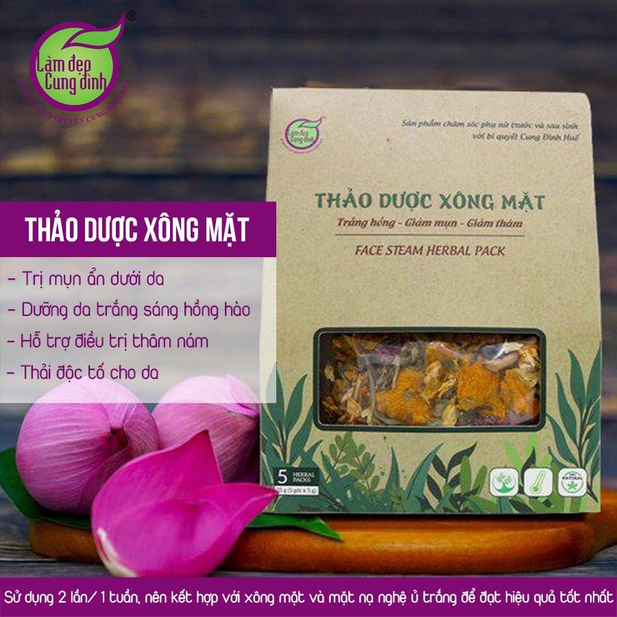 Thảo dược xông mặt