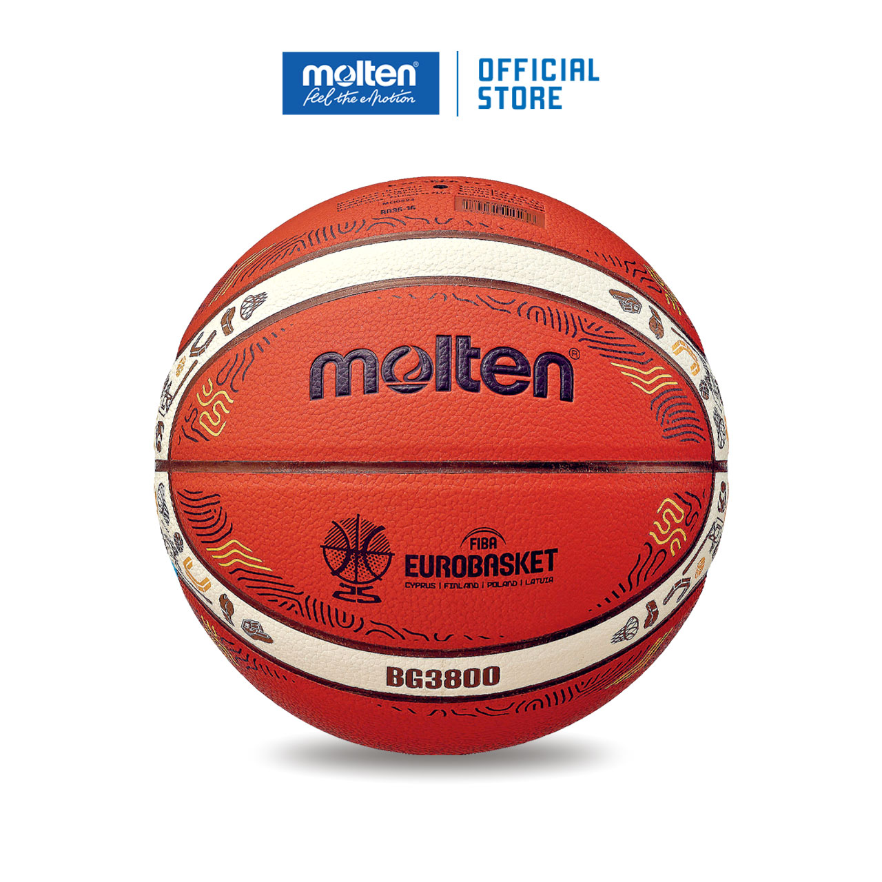 Bóng rổ Molten B7G3800-E5Z số 7