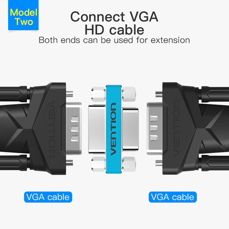 Đầu chuyển  VGA Female to VGA Female Vention DDCI0 - Hàng chính hãng