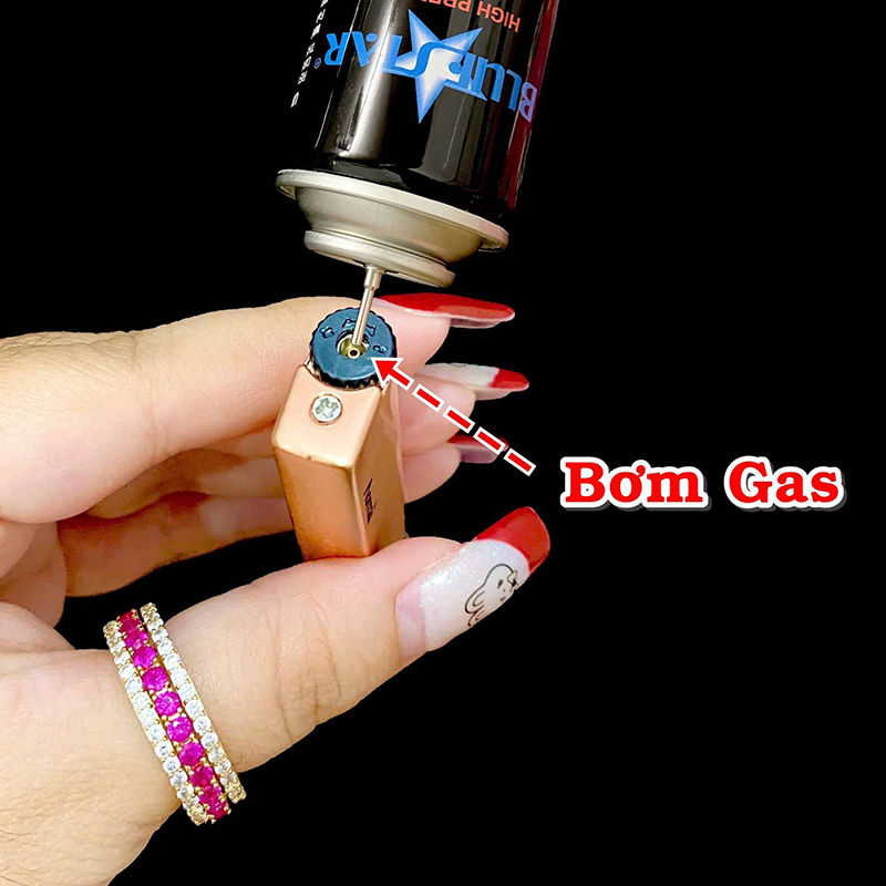 Bật Lửa Khè Gas Đá Rảnh Tay AOMAI AM365 – Xài Gas