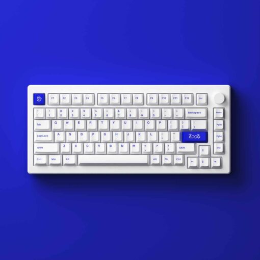 Bàn phím cơ AKKO MOD007 PC Blue on White - Hàng Chính Hãng