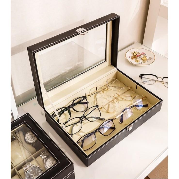 Hộp đựng đồng hồ 10 ngăn - Luxury Watch Box 10 slots - Home and Garden