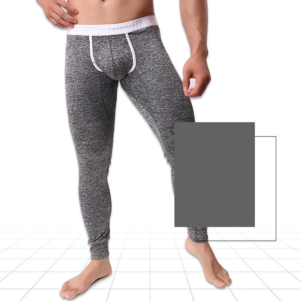 Nam Gợi Cảm Chắc Chắn Thấp Tầng Quần Legging Nhiệt Quần Ôm Sát Thoáng Khí Cho Quần Tàng Hình Quần Áo Nam Liền Mạch Mùa Đông Quần Lót