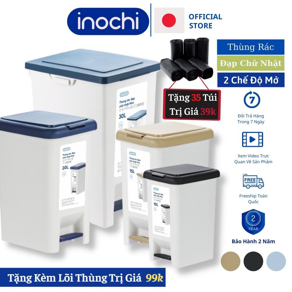 Sọt rác Nhựa Tròn Inochi 5/10/15 Lít Màu Rất Đẹp Làm thùng rác Văn Phòng Khách Sạn SR05L