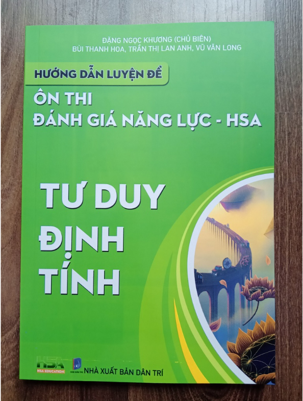 Sách - Hướng dẫn luyện đề - ôn thi Đánh giá năng lực - HSA Phần Định tính