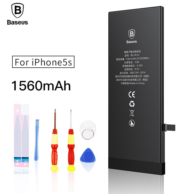 Pin cho Ip 5 và ip 5s dung lượng tiêu chuẩn hàng chính hãng Baseus