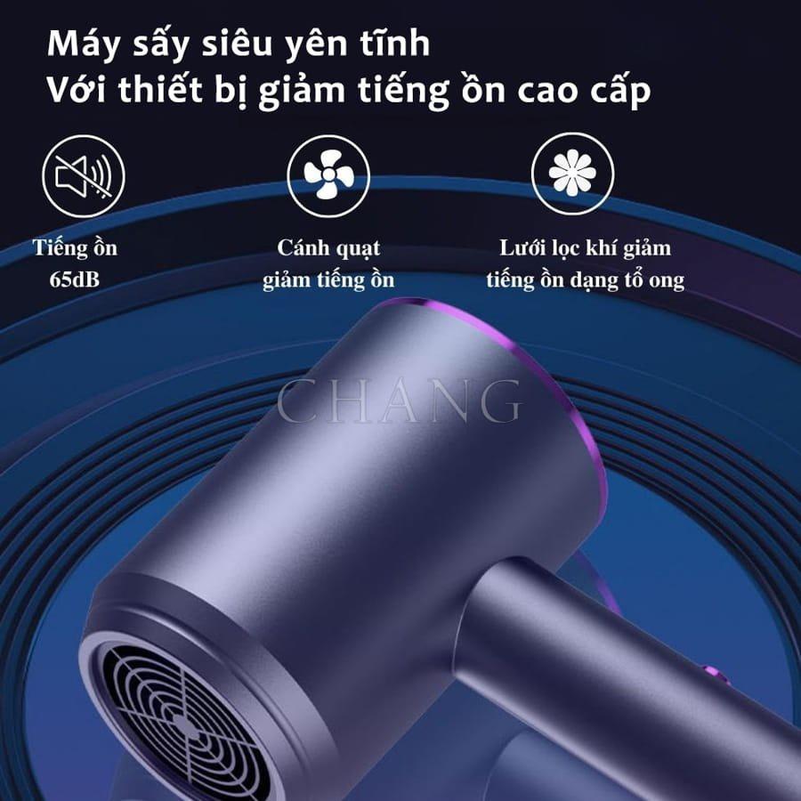 Máy Sấy Tóc 2 Chiều Nóng Lạnh Công Suất Lớn 2000W, Đầu Sấy Tạo Kiểu Đa Năng Chăm Sóc Tóc Chuẩn Salon