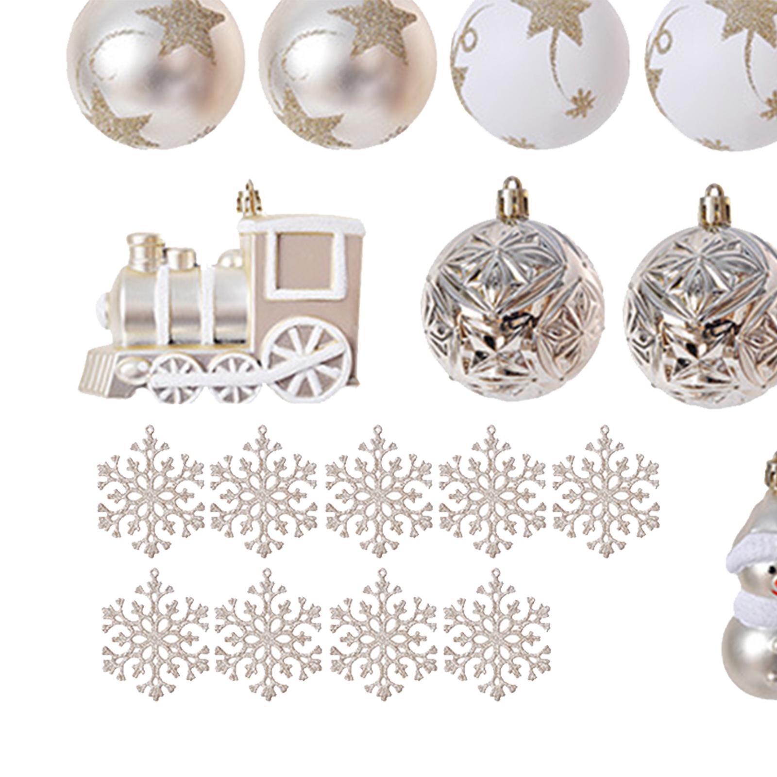 70 Pieces Christmas Ball Ornaments for Festive Photo Prop Party Supplies