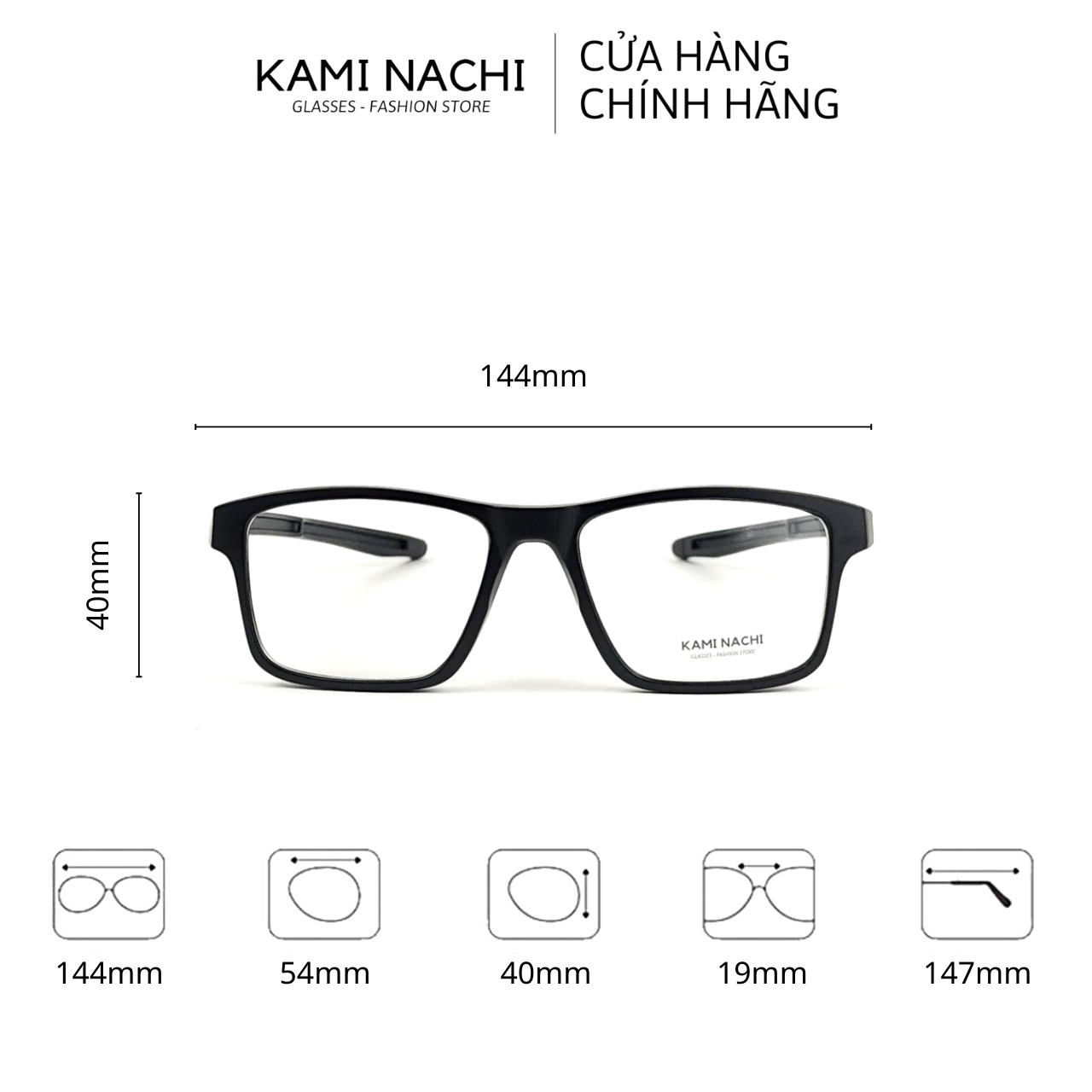 Gọng kính thể thao L