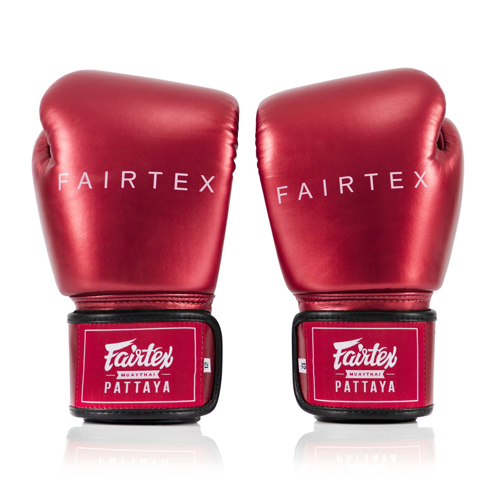 Găng tay Boxing Fairtex BGV22 Metallic- Đỏ