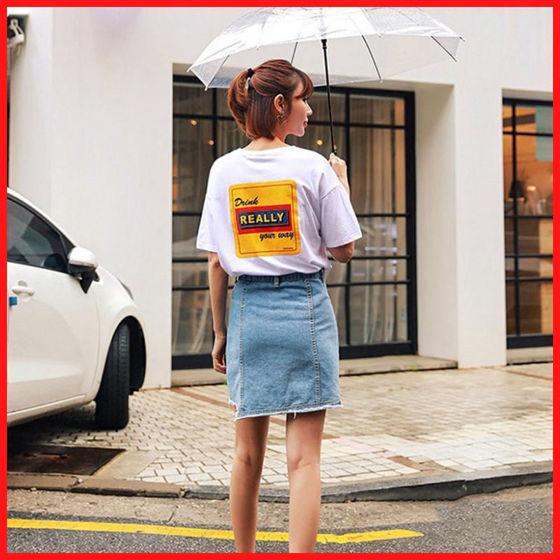 Áo Thun Nữ Tay Lỡ Unisex In Hình Drink REALLY ATN4567 - J.A Shop