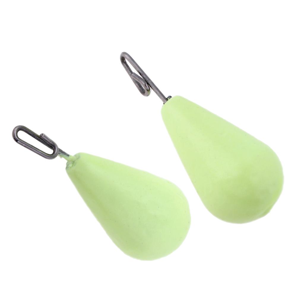 Luminous Quick Insert Lead Sinker Fishing Lead Weights Fishing Balls Weights Fishing Jig Heads Sinkers