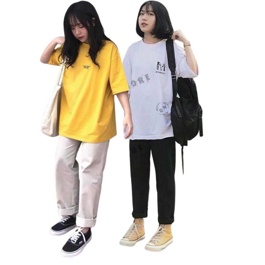 Quần Jogger Baggy Túi Hộp Trơn Dáng Suông Dài ống côn - Chất Vải Kaki Kiểu Thể Thao UNISEX Hai Màu Đen,kem 02x