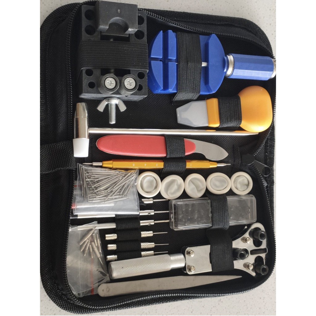 Dụng cụ Thay Pin Thay Dây đồng hồ tại nhà Baban full box