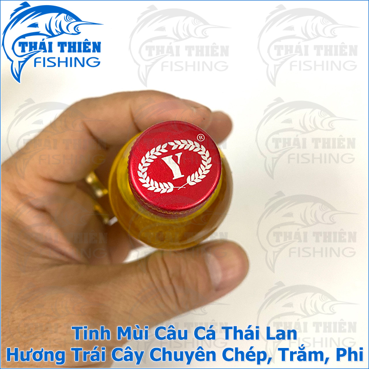 Nước Vàng Câu Cá Yuhoo Thái Lan Chai 58ml  Hương Trái Cây Làm Tăng Vị Mồi,  Kích Thích Cá Ăn Dùng Câu Cá Chép, Trôi, Trắm, Phi