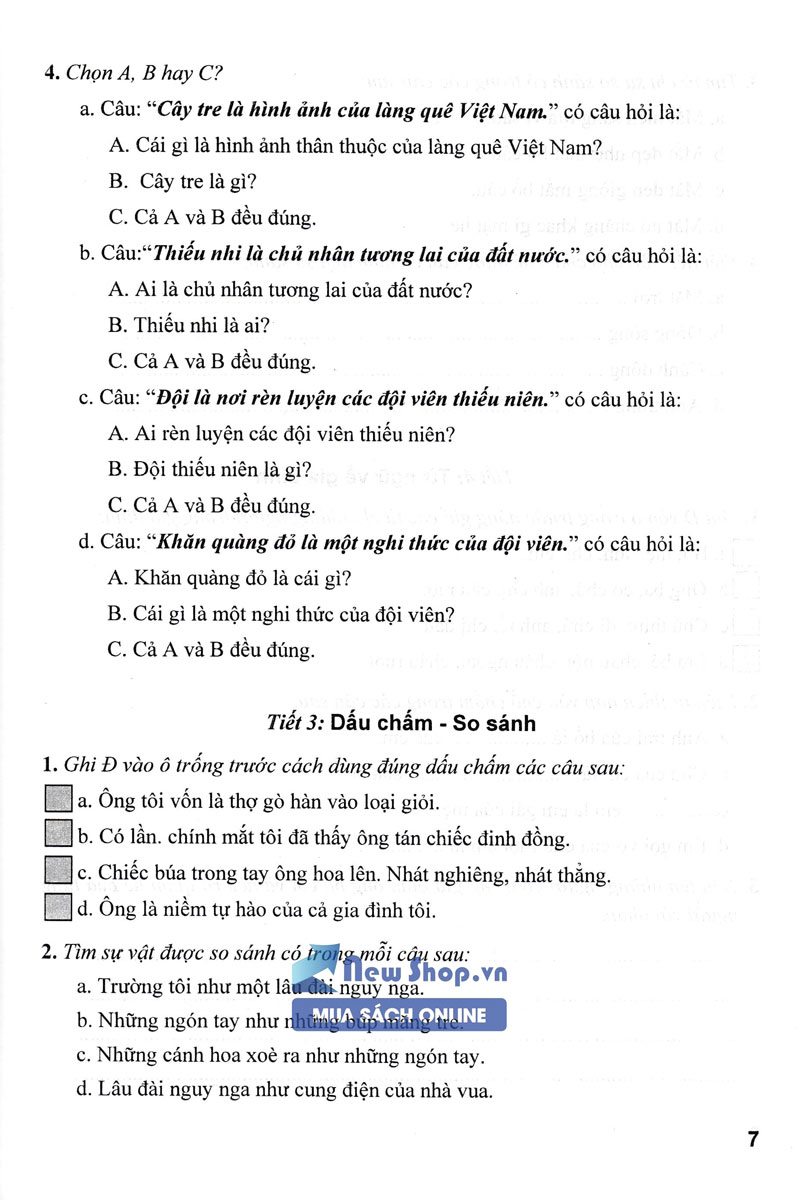 PHÁT TRIỂN VÀ NÂNG CAO TIẾNG VIỆT LỚP 3 (DÙNG CHUNG CHO CÁC SGK MỚI HIỆN HÀNH)