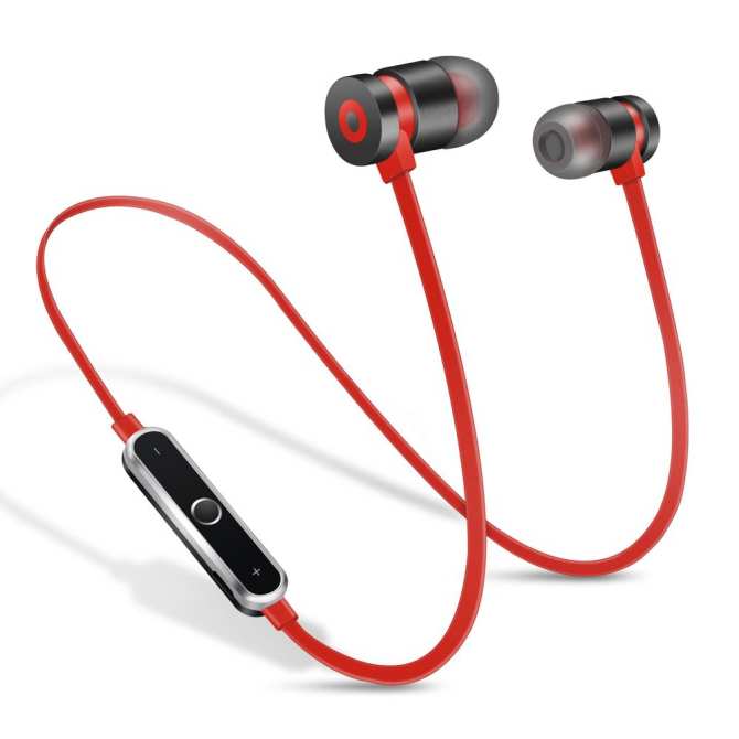 Tai Nghe Bluetooth Sport S8 –Hai đầu nam châm  Âm Thanh Siêu Bass - Hàng chính hãng