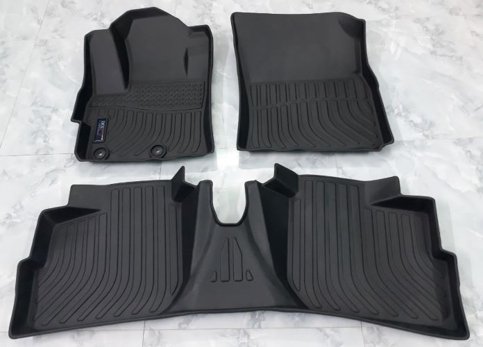 Thảm sàn cho xe Mitsubishi Attrage thương hiệu DCSMat, chất liệu TPE cao cấp