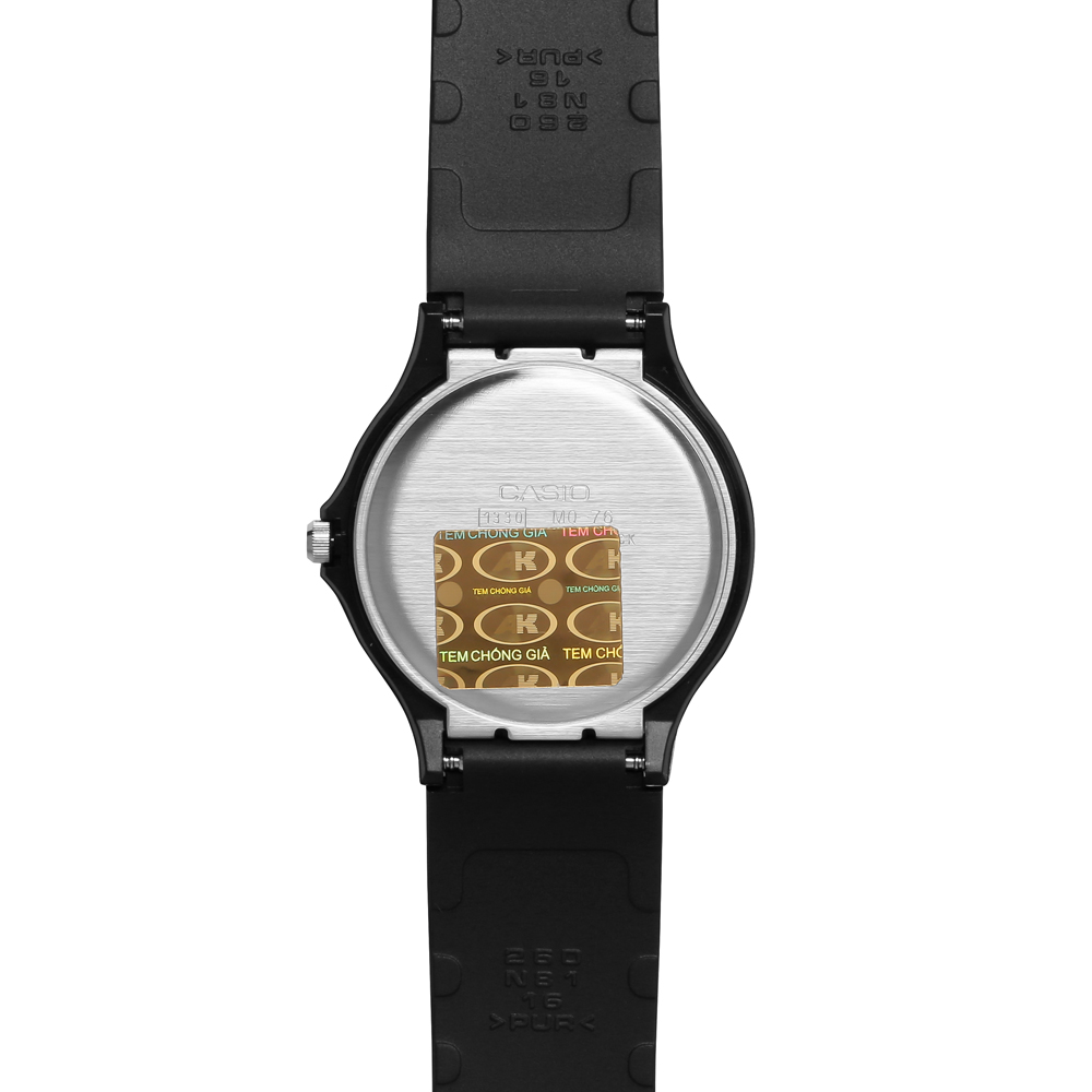 Đồng hồ unisex dây nhựa Casio MQ-76-7A1LDF