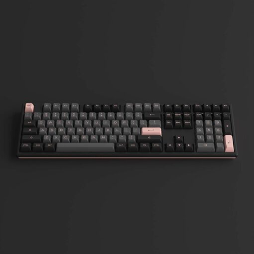 Bàn phím cơ AKKO MonsGeek MG108 Black&Pink - Hàng Chính Hãng