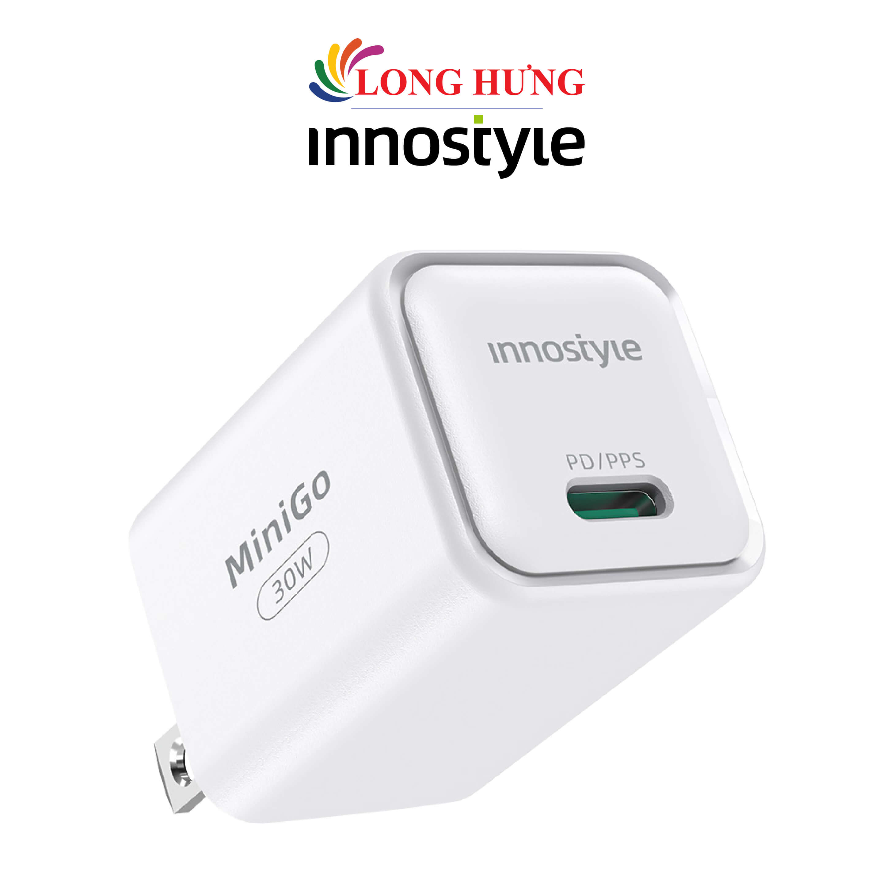 Cốc sạc Innostyle MiniGo 30W GaN PD Charger IC30GWHT - Hàng chính hãng