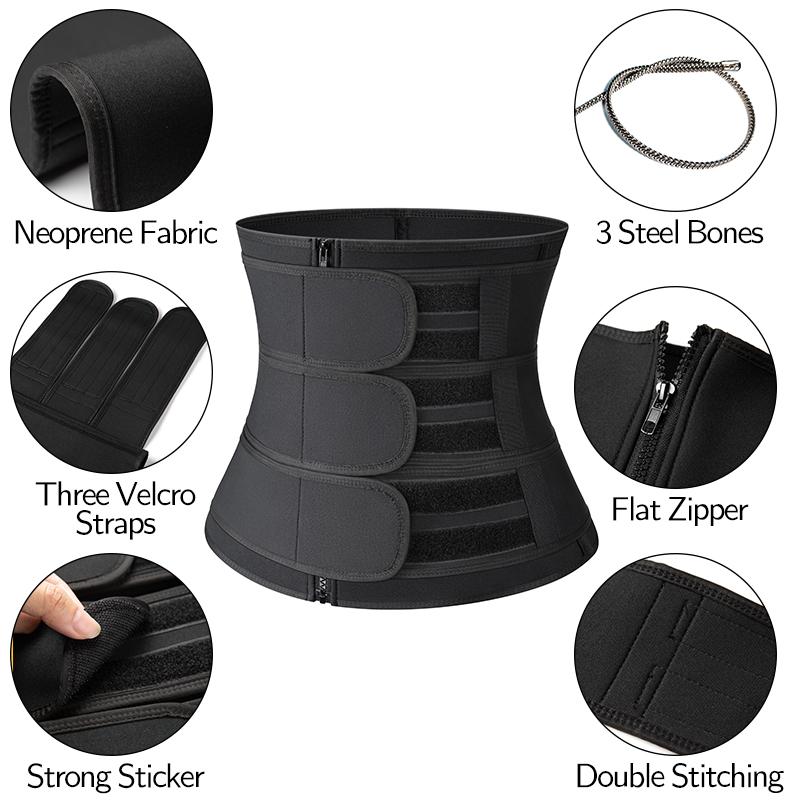 Áo Tập Toàn Thân Eo Huấn Luyện Áo Thể Dục Giảm Béo Eo Tông Đơ Cắt Fajas Béo Mồ Hôi Bụng Giảm Cân Định