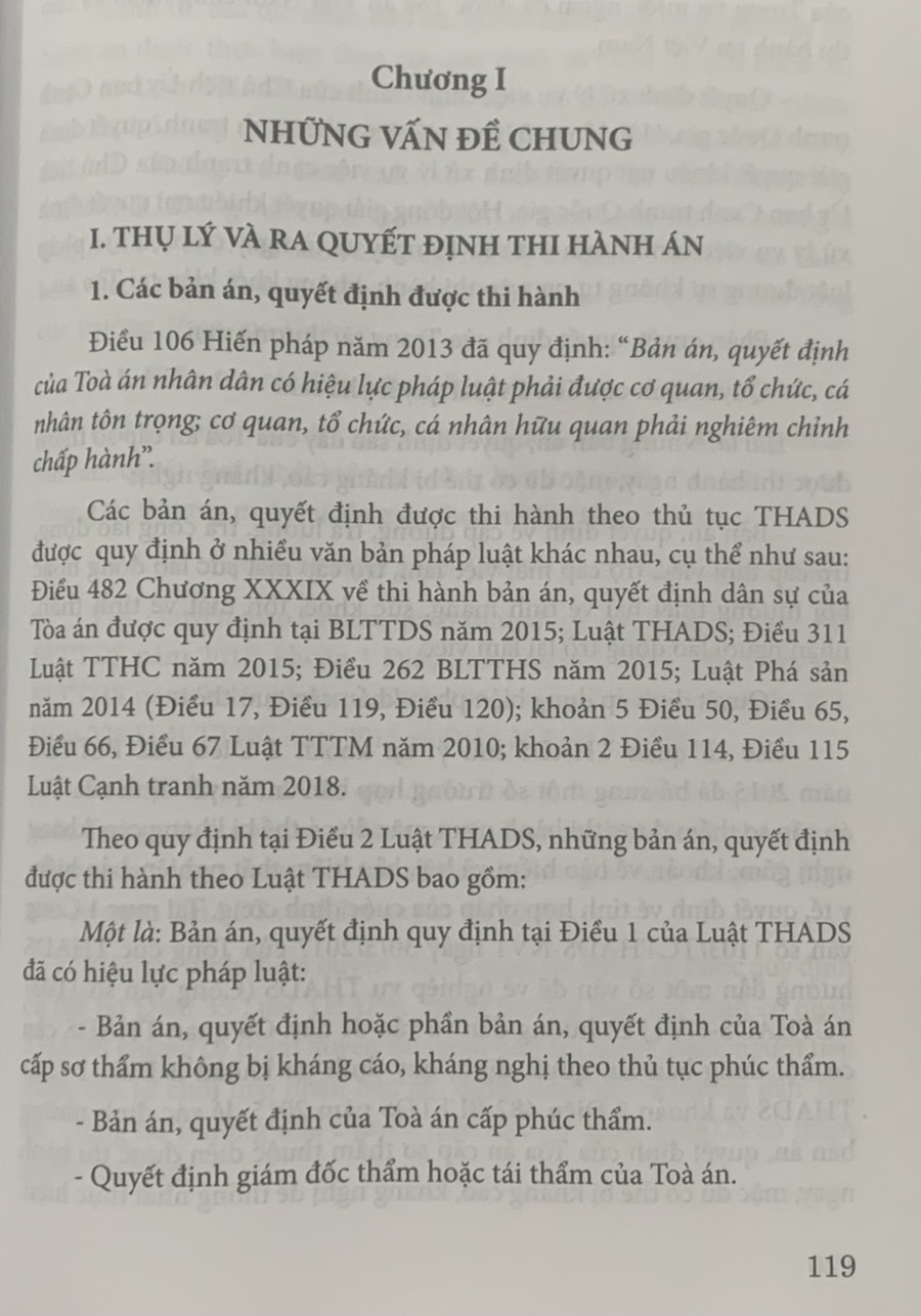 Cẩm nang thi hành án dân sự (Tái bản lần thứ hai, có sửa đổi, bổ sung)