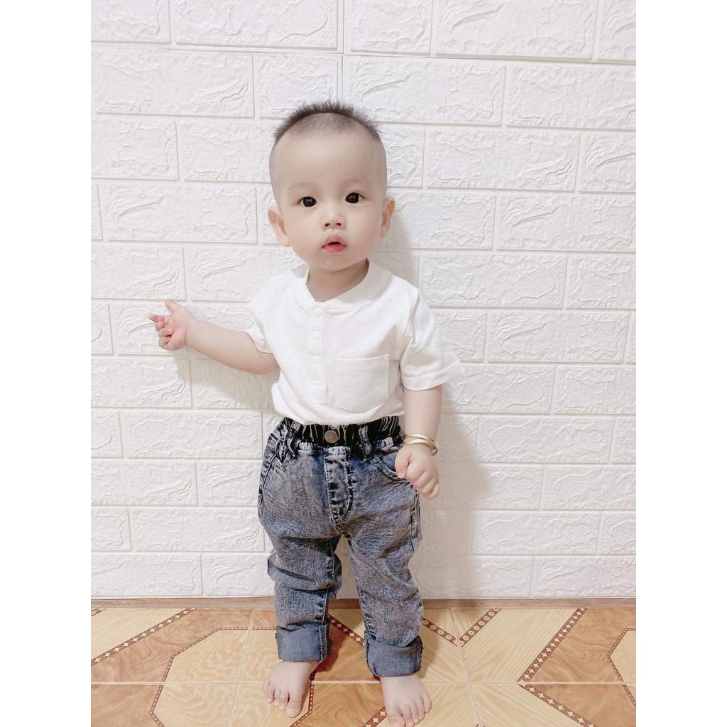 Quần Jean Dài Cao Cấp Cho Bé Trai Size 1- 5 Tuổi (RQJ3813)