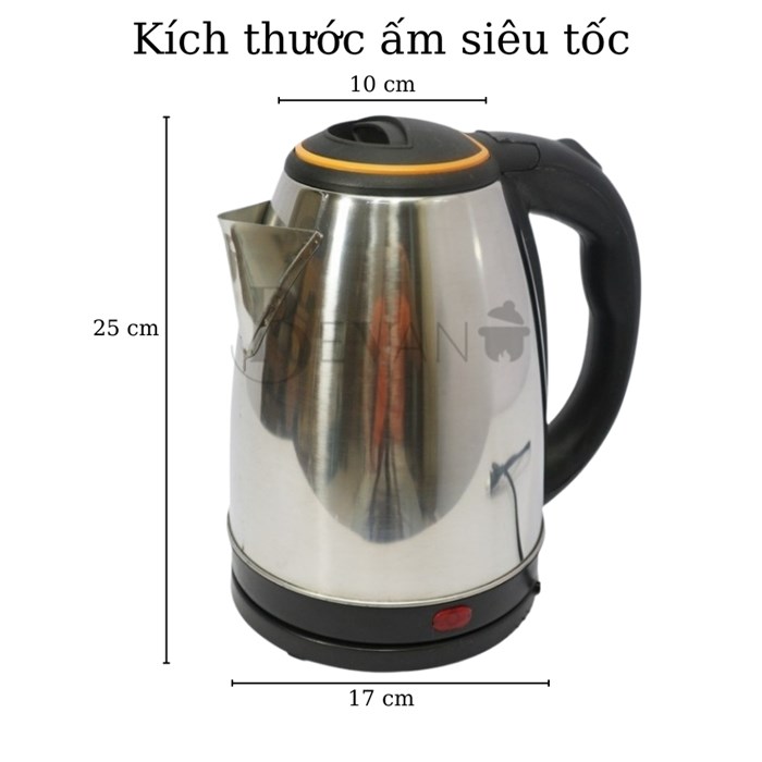 [TRỢ GIÁ 3 NGÀY] Ấm Siêu Tốc Công Suất 1500W SM05 BEVANO, Bình Đun Siêu Tốc 1.8 Lít Phù Hợp Với Nhu Cầu Đun Nước Nhanh