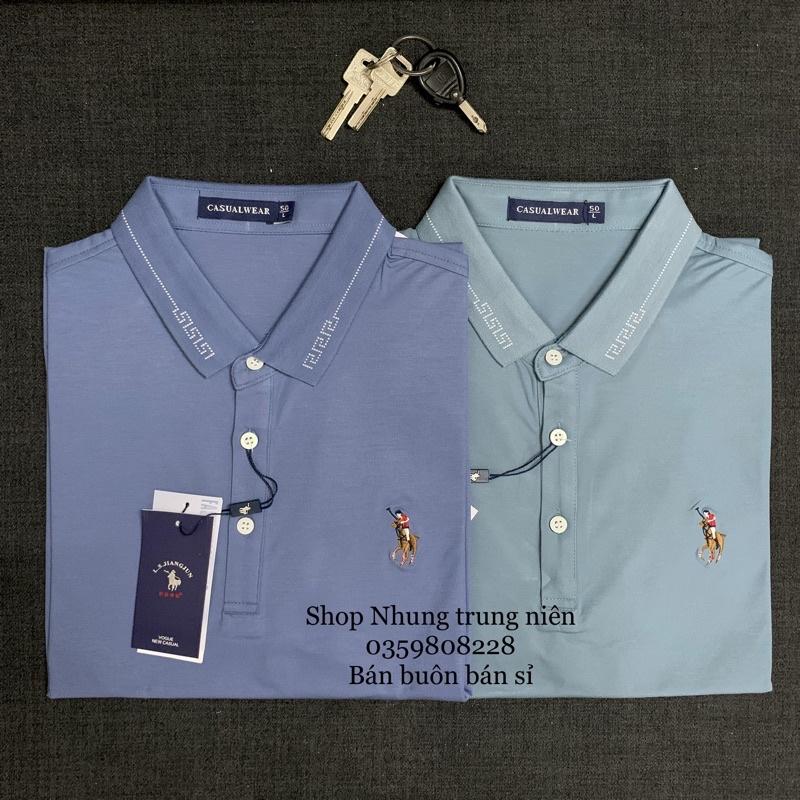 Áo phông nam trung niên ngắn tay có cổ