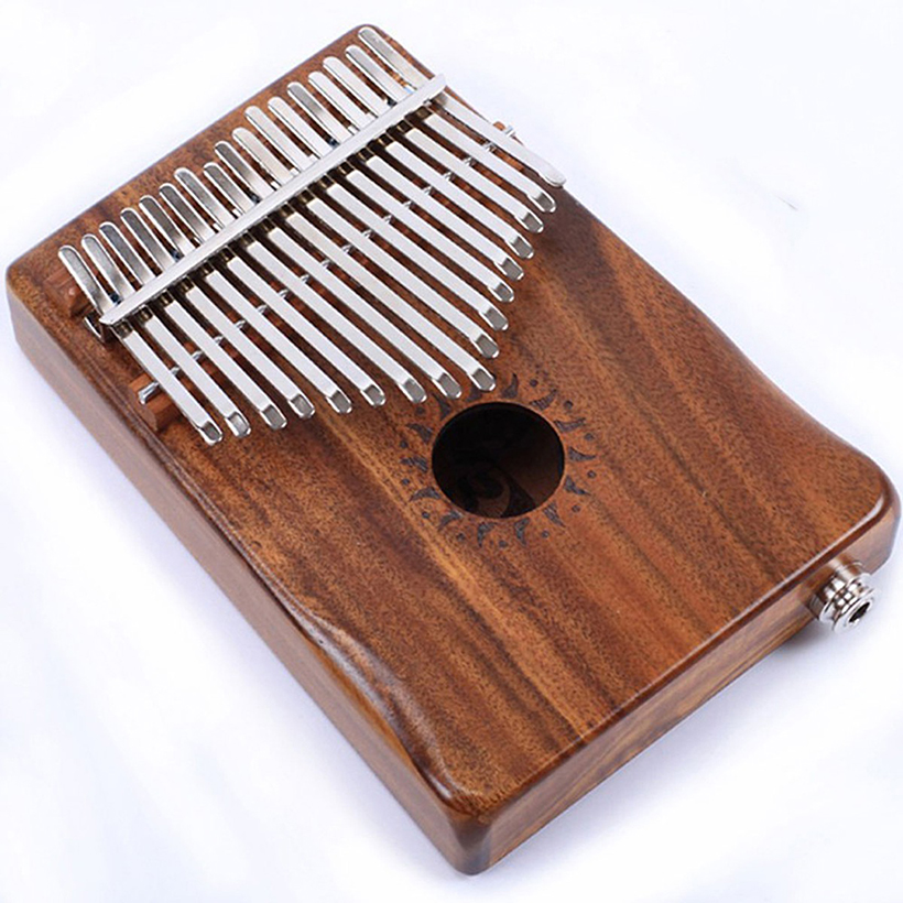 Đàn Kalimba 17 Phím Gỗ Mahogany Walter WK-17NMEQ Tặng Kèm Khóa Học Miễn Phí