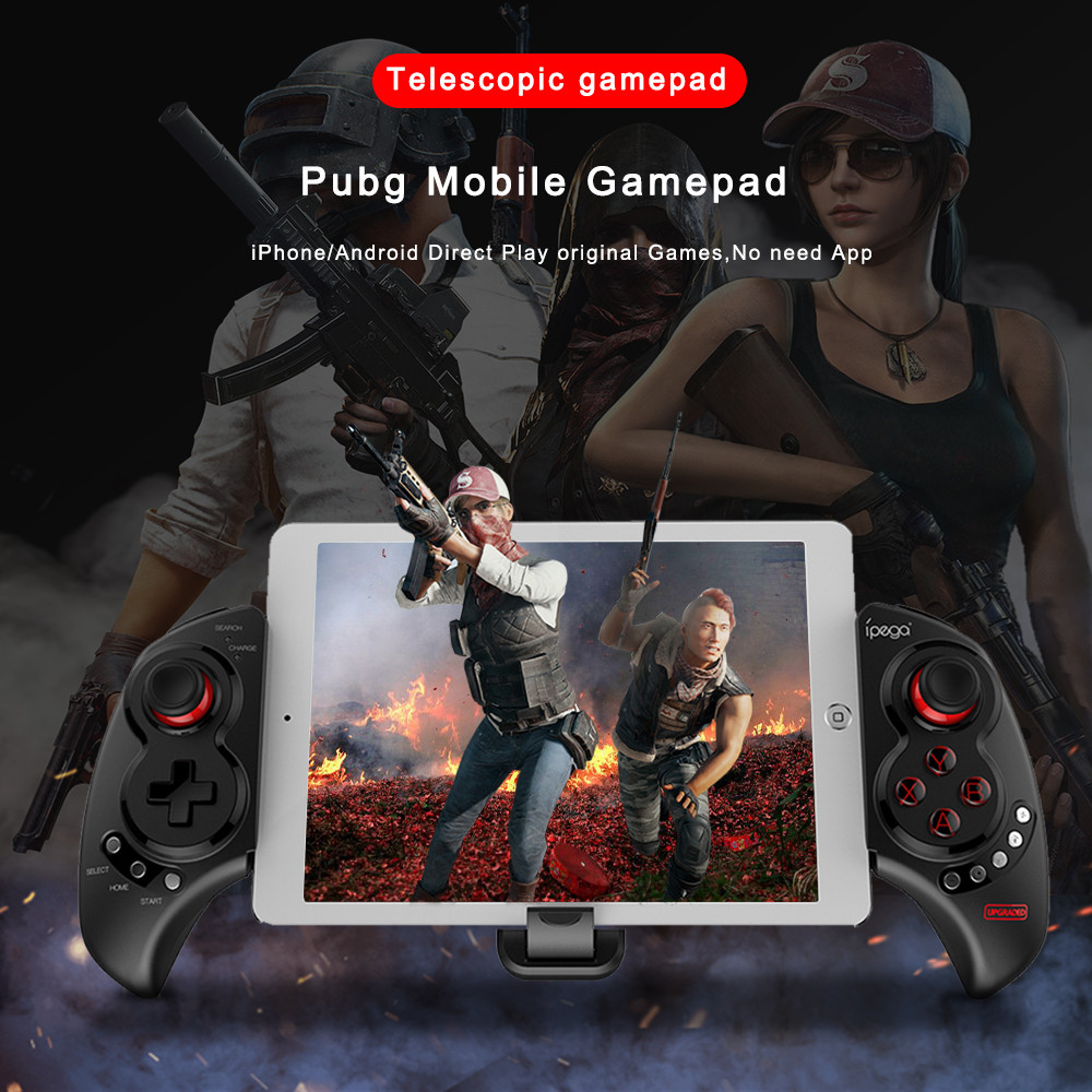 Tay cầm chơi game Bluetooth Ipega PG-9023S Hỗ Trợ Chơi Game Trên Thiết Bị Android, IOS - Hàng Nhập Khẩu