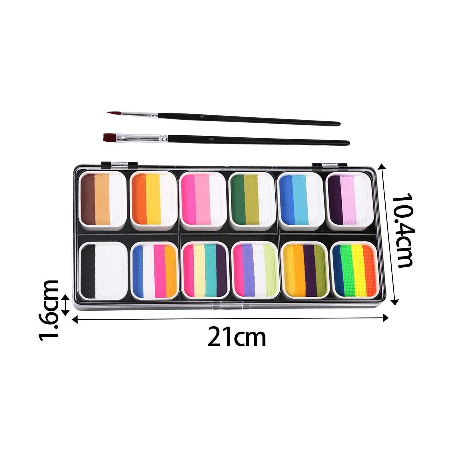 Painting Palette Makeup Painting Brush Cosplay Halloween Face Body Paint Set