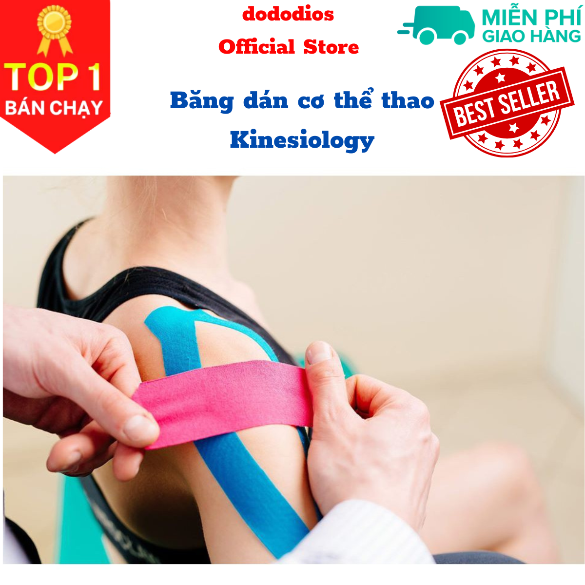 Băng dán cơ thể thao Kinesiology - Chính hãng dododios, Băng keo thể thao quấn cổ chân giày đá bóng, băng bảo vệ cổ chân tự dính cuốn bó gối dán cơ thể thao cổ tay ngón tay, Băng Dán Cơ Thể Thao, Băng Keo Dán Cơ, Băng dán cơ, băng keo thể thao cao cấp